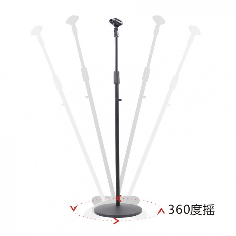 可調節軟管式 圓盤底座 咪架 microphone stand