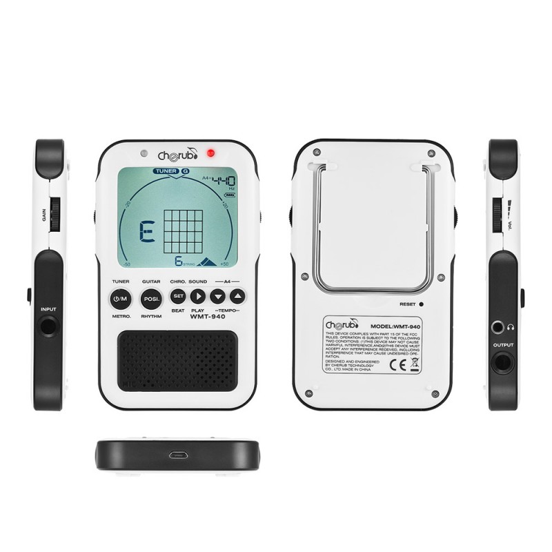 CHERUB WMT-940 結他 和弦表 節拍調音器