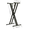 雙X型 電子琴架 X-style Keyboard stand X架 可拆式