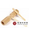 原木 加溝紋款 雙響筒 雙响筒