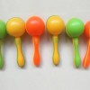 16CM 兒童圓頭 塑膠沙錘 maraca (單個裝)
