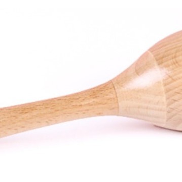 20CM 兒童櫸木木質 大沙錘 maraca (單個裝)