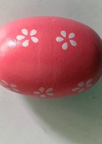 木製 彩色沙蛋 (單個裝)