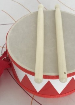 兒童 雙面小鼓套裝 20cm 兒童鼓 
