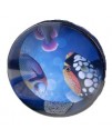 8吋 兒童 海洋 海浪鼓 ocean drum 海洋魚圖案 8吋 兒童 海洋 海浪鼓 ocean drum 海洋魚圖案