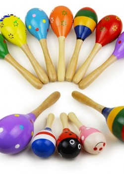 11CM 兒童木質 小沙錘 maraca