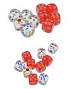 兒童 遊戲骰子 彩色透明 骰仔 6面骰子 色子 (3粒裝)