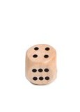兒童 遊戲骰子 木質 原木骰仔 6面骰子 色子 (單個裝) 1.2-2CM