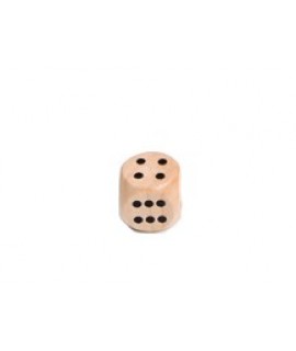 兒童 遊戲骰子 木質 原木骰仔 6面骰子 色子 (單個裝) 1.2-2CM
