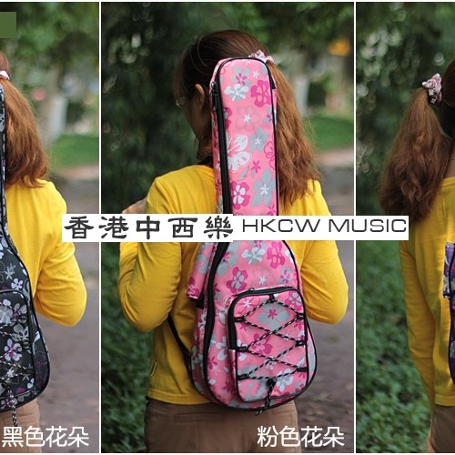 花朵款-雙肩加厚小吉他棉袋