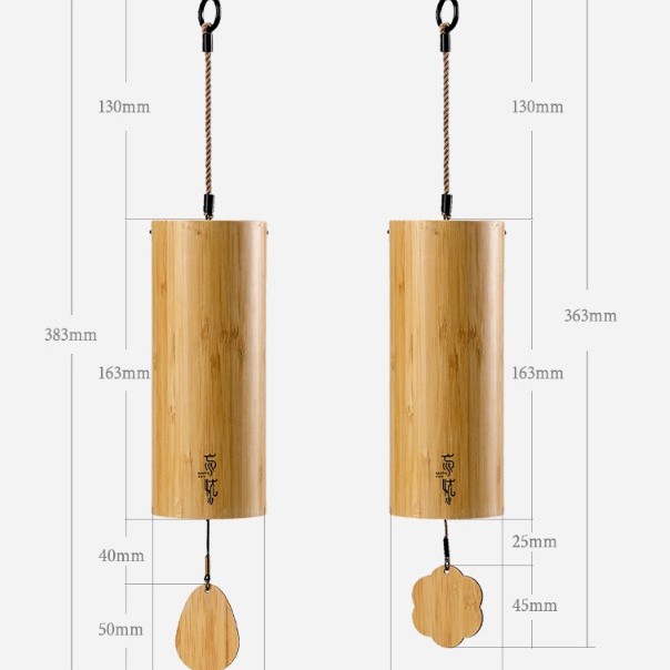 CS 竹製 和弦風鈴 九音 星辰系列 套裝款 Bamboo wind chimes