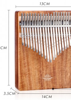 K21 21音 便携卡林巴 桃花芯木拇指琴 KALIMBA 
