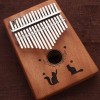 K17 17音 雙貓款 便携卡林巴 桃花芯木拇指琴 KALIMBA 