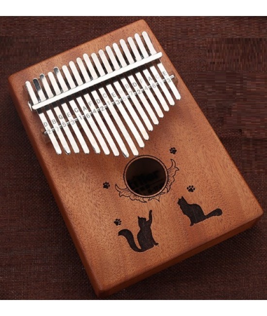 K17 17音 雙貓款 便携卡林巴 桃花芯木拇指琴 KALIMBA 