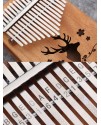 K17 17音 馴鹿款 便携卡林巴 桃花芯木拇指琴 KALIMBA 