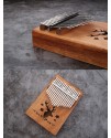 K17 17音 馴鹿款 便携卡林巴 桃花芯木拇指琴 KALIMBA 