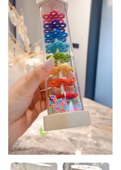 22CM 大木質款塑膠 雨聲沙筒 maraca(單個裝)