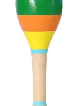 16CM 兒童木質 底坐款 沙錘 底坐沙錘 maraca (單個裝)