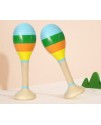 16CM 兒童木質 底坐款 沙錘 底坐沙錘 maraca (單個裝)