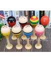 16CM 兒童木質 底坐款 沙錘 底坐沙錘 maraca (單個裝)