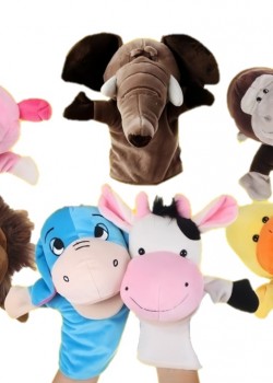 兒童 動物手偶 手套玩偶 24cm Animal Hand Puppets (單個裝)