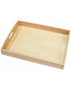 蒙氏 全櫸木托盤 木製教具托盤 收納托盤 (大號)