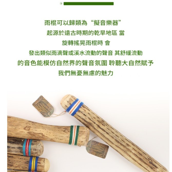 VOZ DE CACTUS / Terre 南美雨棍 仙人掌雨聲棒 Rainstick (長25CM)