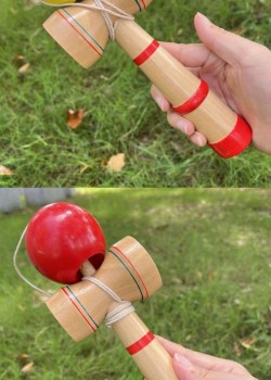 木製技巧球 劍球 劍玉 Kendama (小號) 
