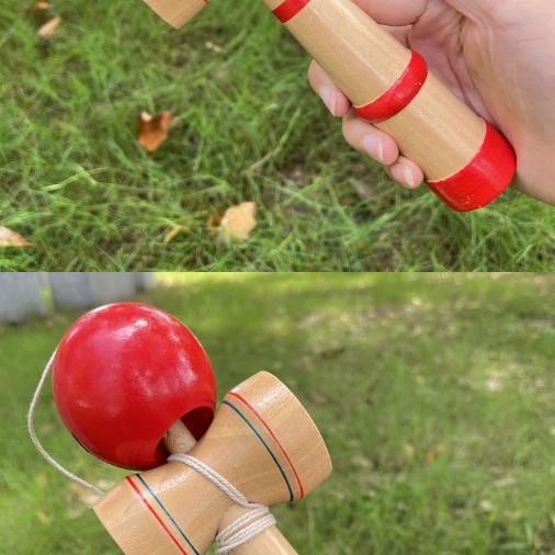 木製技巧球 劍球 劍玉 Kendama (小號) 