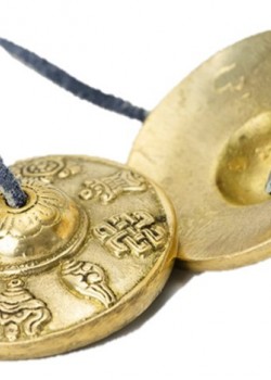 尼泊爾 手工黃銅 碰鈴 黃銅八寶款