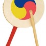 20CM 木質 朝鮮鼓 手搖韓鼓 朝鮮太平鼓 手鼓