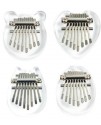 兒童 8音 迷你 便携卡林巴 迷你拇指琴 MINI KALIMBA 水晶款 (一套四款)