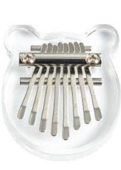 兒童 8音 迷你 便携卡林巴 迷你拇指琴 MINI KALIMBA 水晶款 (單個裝)