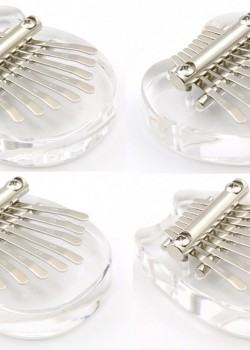 兒童 8音 迷你 便携卡林巴 迷你拇指琴 MINI KALIMBA 水晶款 (一套四款)