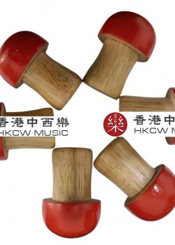 兒童木質  蘑菇型 沙筒 沙球 maraca (單個裝)