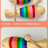 兒童 木製 彩色小木魚