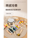 兒童木製 彩色 敲擊樂器 手搖樂器 (8件套裝)