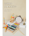 兒童木製 彩色 敲擊樂器 手搖樂器 (8件套裝)