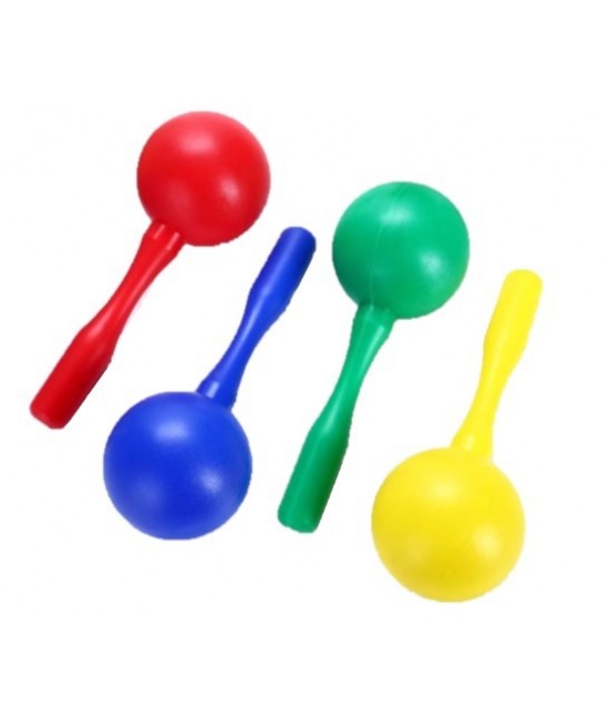 20CM 兒童 彩色塑膠沙錘 maraca (單個裝) 20CM 兒童 彩色塑膠沙錘 maraca (單個裝)