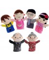 兒童 卡通一家人手偶 手套玩偶 25cm Family Hand Puppets (單個裝)