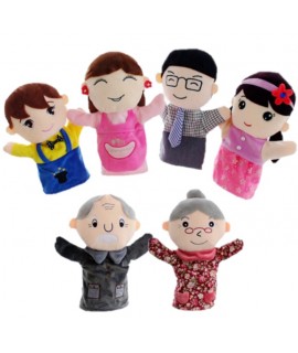 兒童 卡通一家人手偶 手套玩偶 25cm Family Hand Puppets (單個裝) 兒童 卡通一家人手偶 手套玩偶 25cm Family Hand Puppets (單個裝)