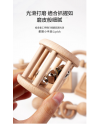 兒童櫸木 手抓手搖鈴 鈴鐺樂器 形狀配對板 (6件套裝)