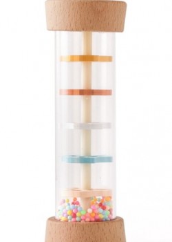 16CM 木質款塑膠 雨聲沙筒 maraca(單個裝)