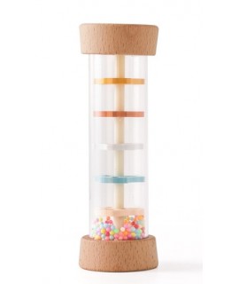 16CM 木質款塑膠 雨聲沙筒 maraca(單個裝)