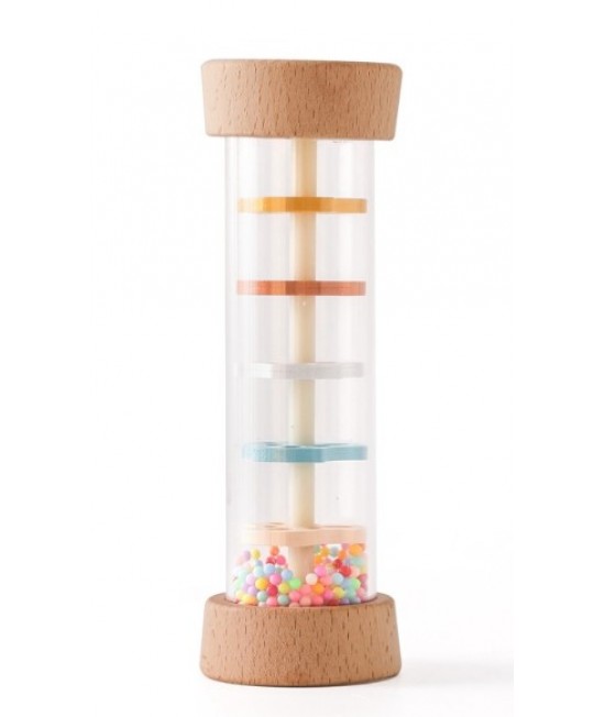 16CM 木質款塑膠 雨聲沙筒 maraca(單個裝)