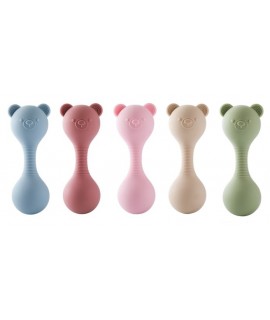 14CM 兒童矽膠小熊沙錘 膠沙錘 maraca (單個裝)
