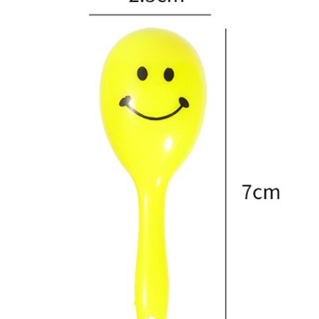 7CM 兒童迷你 笑臉 塑膠沙錘 手指 迷你沙錘 maraca (單個裝)