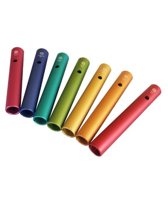 七彩蛙音管 蛙蛙管 七脈輪哇音管 7支套裝 Wah Wah Tubes 