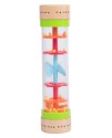 19CM 大木質款塑膠 兔子與熊 雨聲沙筒 maraca(單個裝)