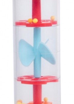 19CM 大木質款塑膠 兔子與熊 雨聲沙筒 maraca(單個裝)